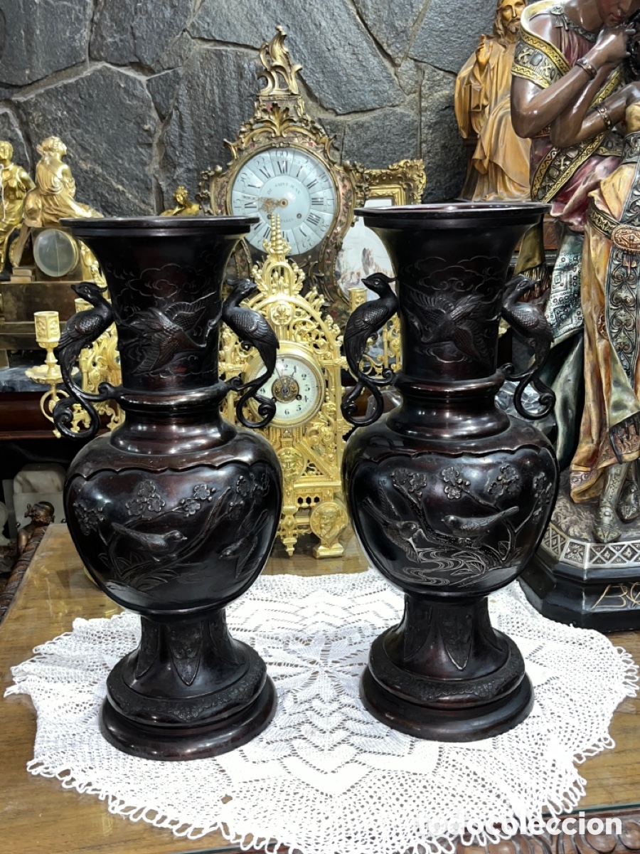 Antig&uuml;edades: Jarrones de bronce - Foto 3