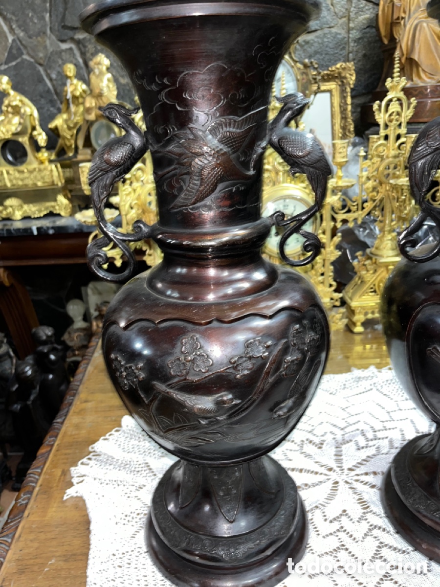 Antig&uuml;edades: Jarrones de bronce - Foto 6