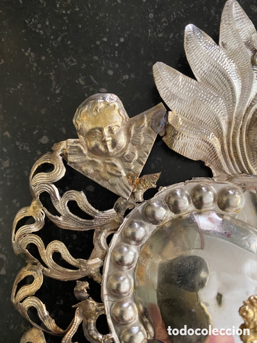 Antig&uuml;edades: Ex-voto plata con iniciales - Foto 4