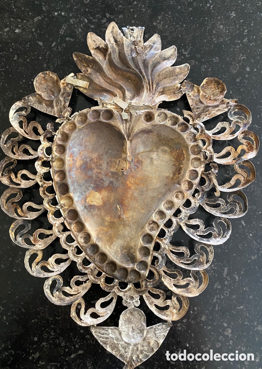 Antig&uuml;edades: Ex-voto plata con iniciales - Foto 6