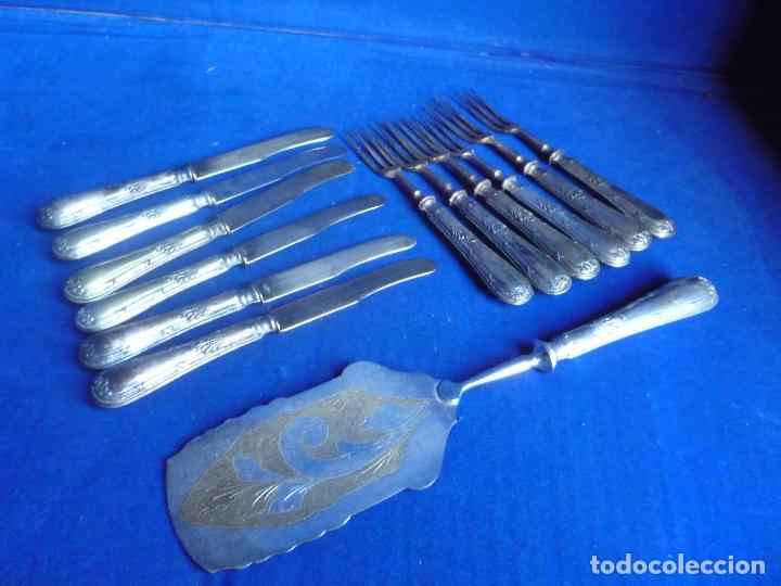 Antig&uuml;edades: JUEGO MERIENDA 6 SERVICIOS - Foto 2