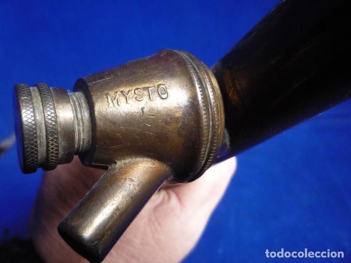 Antig&uuml;edades: SULFATADORA BRONCE Y MANGO MADERA - Foto 3