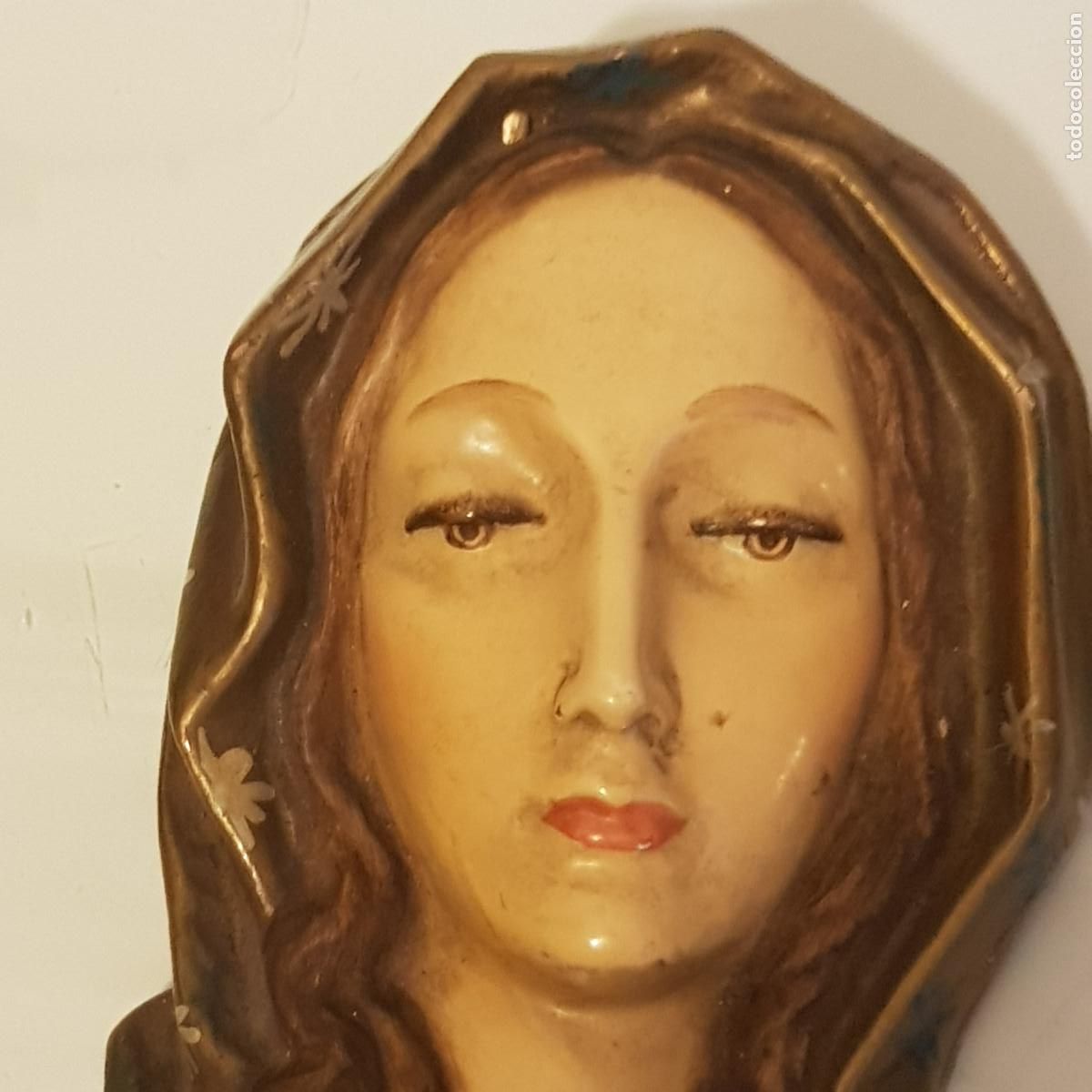 Antig&uuml;edades: FIGURA RELIGIOSA, VIRGEN - Foto 2
