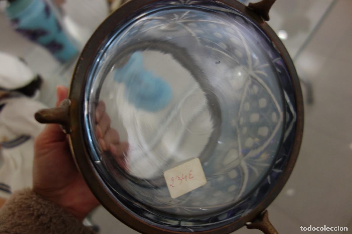 Antig&uuml;edades: JARRA DE CRISTAL - Foto 5