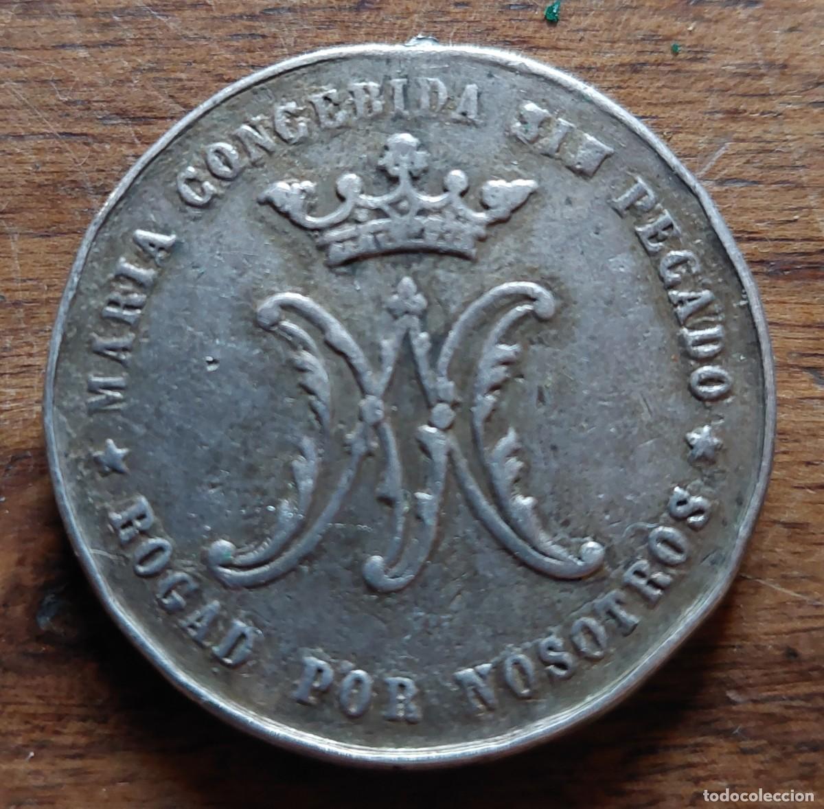 Antig&uuml;edades: Antigua medalla sin pecado - Foto 1