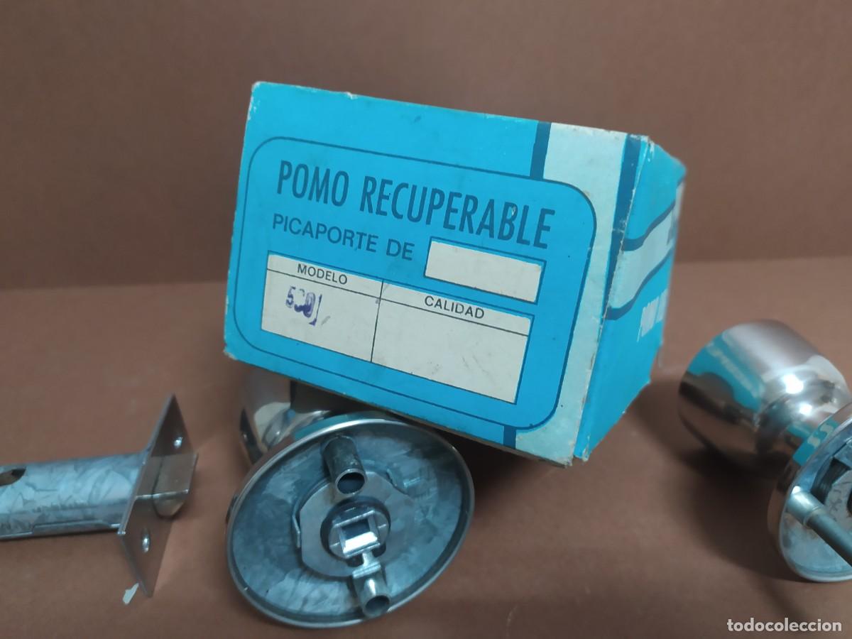 Antig&uuml;edades: POMO PUERTA INOX, NUEVO. - Foto 4