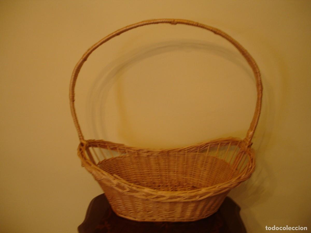 Antig&uuml;edades: CESTA MINBRE 60CM est&aacute; perfectamente - Foto 1