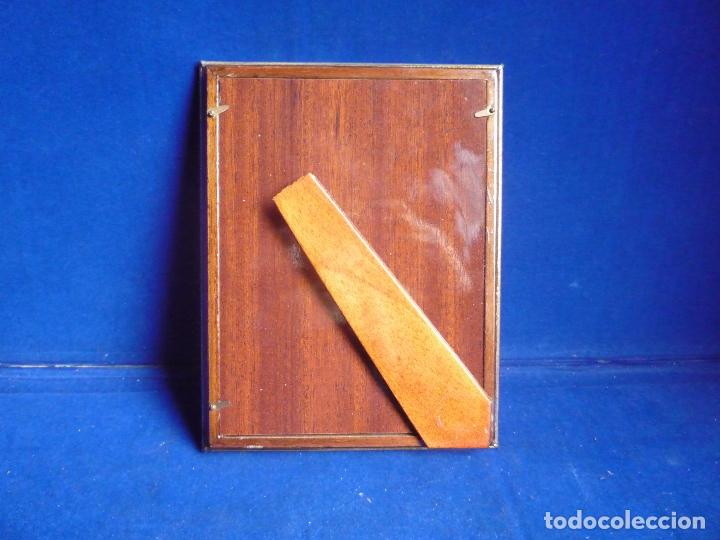 Antig&uuml;edades: MARCO SOBREMESA PLATEADO - Foto 2