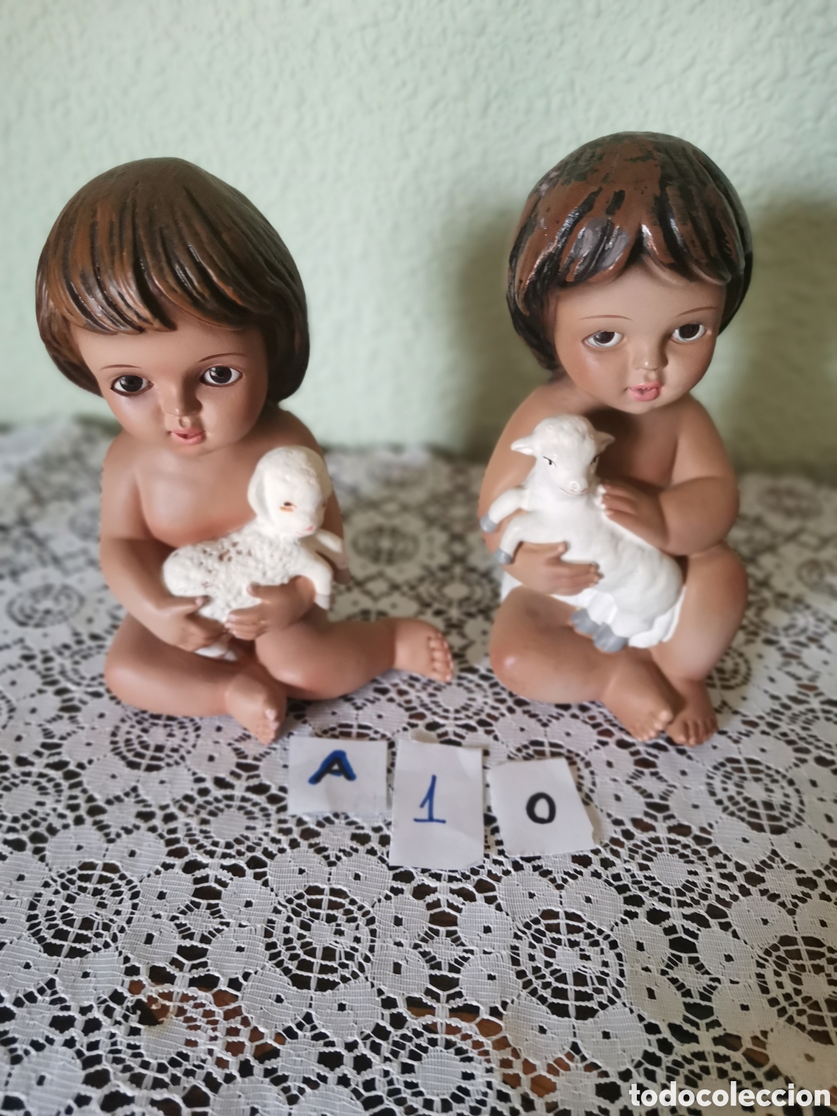 Antig&uuml;edades: Pareja Angelitos, querubines - Foto 1