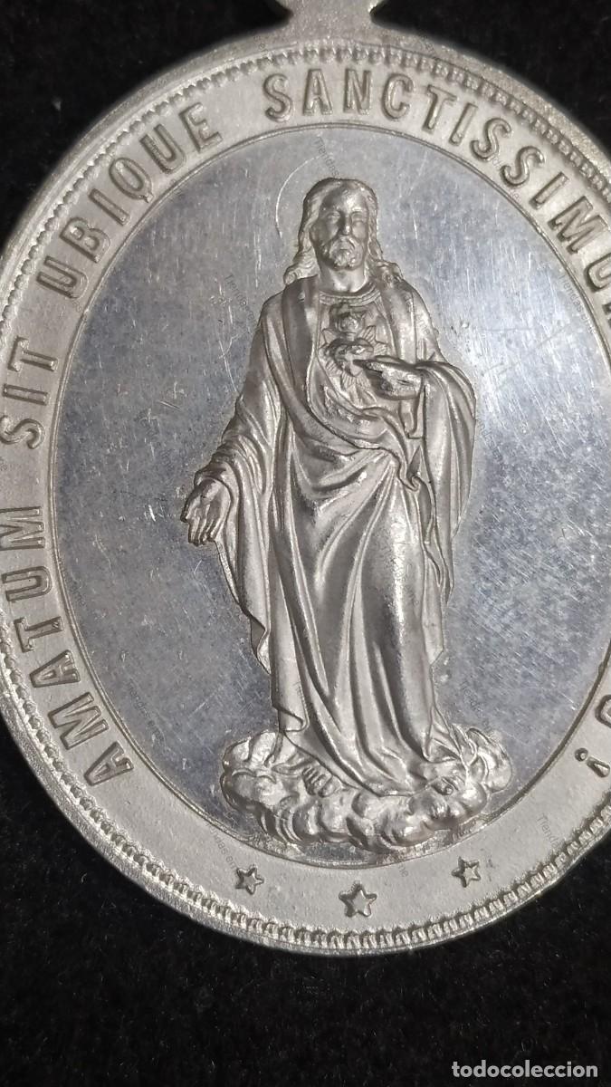 Antig&uuml;edades: MEDALLA SAGRADO CORAZ&Oacute;N DE JES&Uacute;S - Foto 3