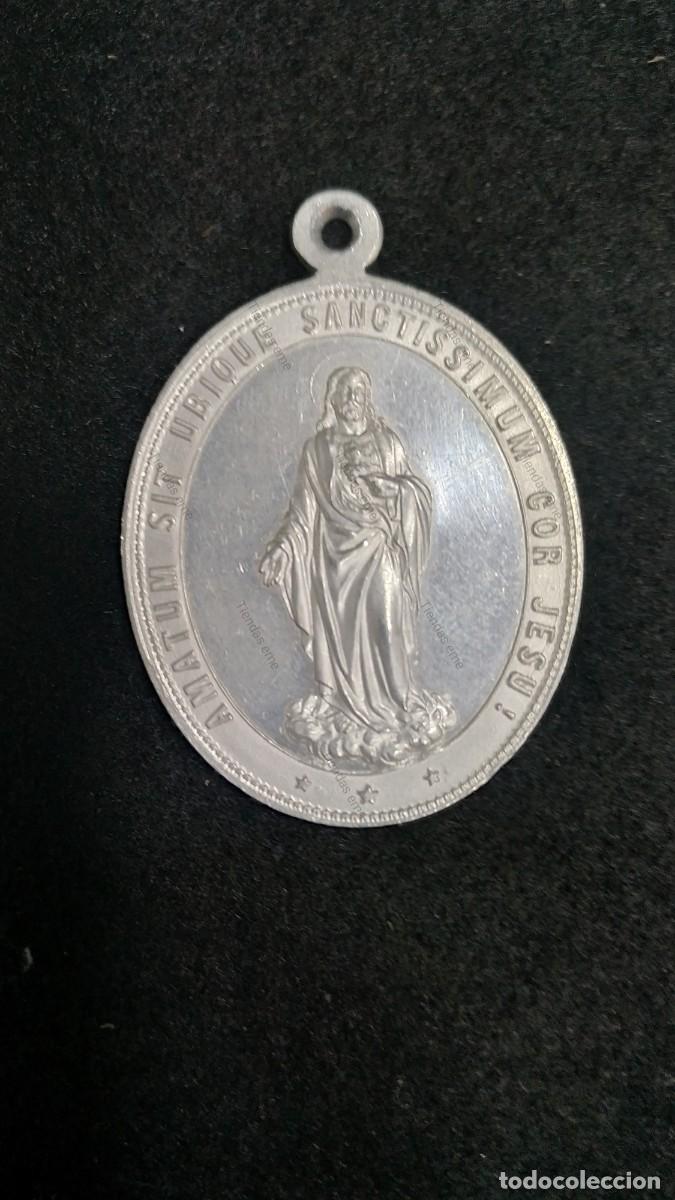 Antig&uuml;edades: MEDALLA SAGRADO CORAZ&Oacute;N DE JES&Uacute;S - Foto 4