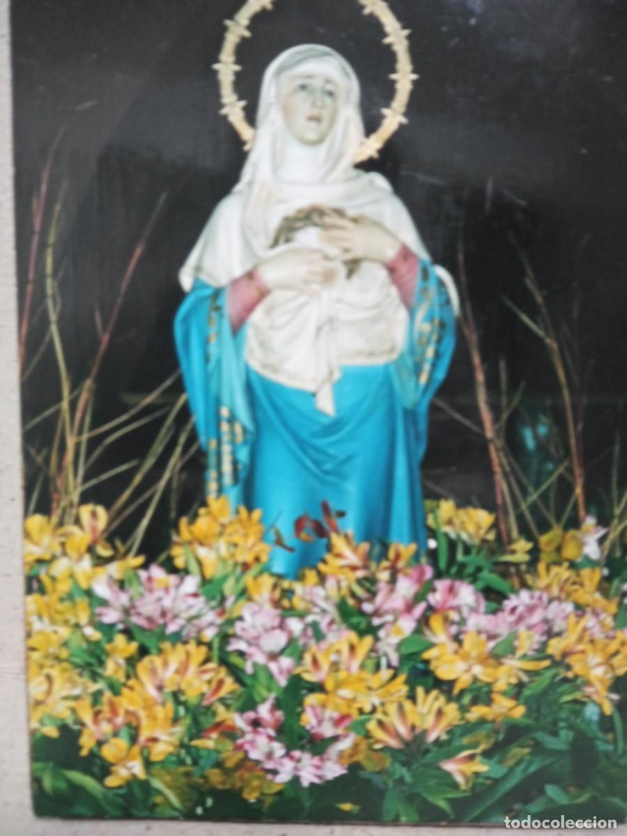 Antig&uuml;edades: BONITA VIRGEN SOBRE MADERA - Foto 4