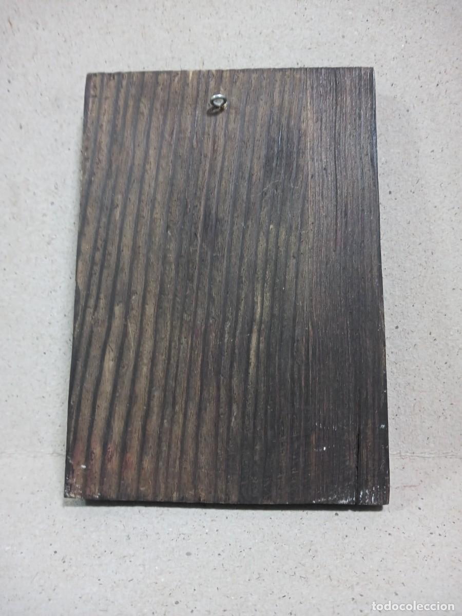 Antig&uuml;edades: BONITA VIRGEN SOBRE MADERA - Foto 11