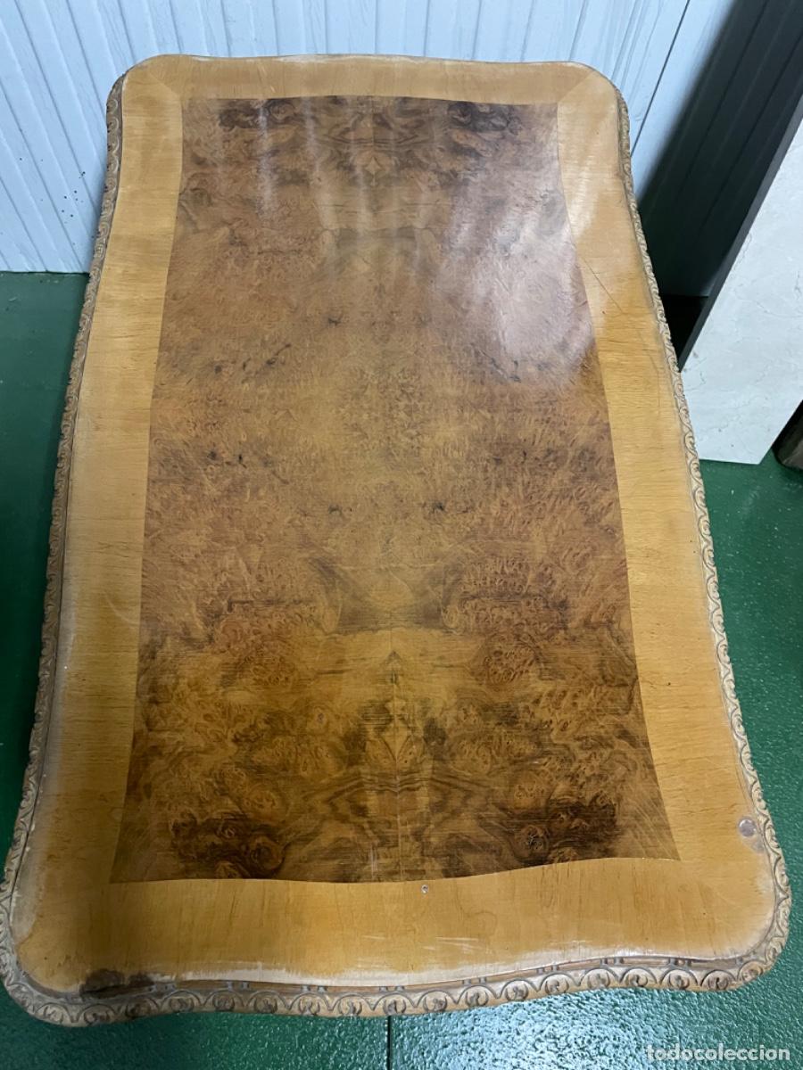 Antig&uuml;edades: MESA DE CENTRO ESTILO LUIS XV - Foto 4