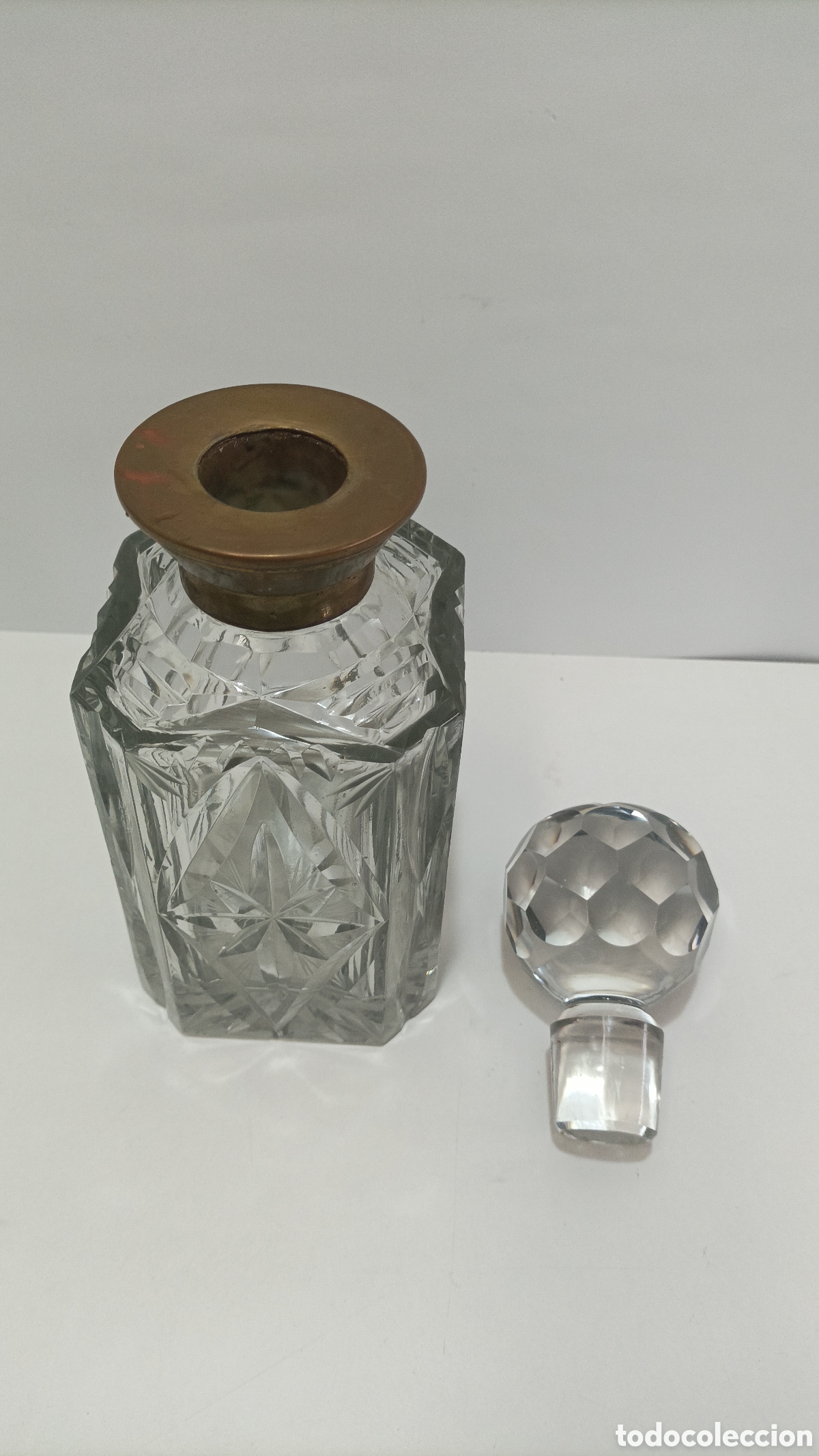 Antig&uuml;edades: Botella de cristal antigua - Foto 2
