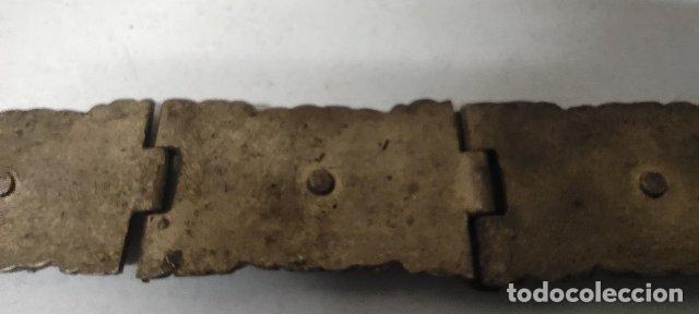 Antig&uuml;edades: ANTIGUO CINTURON DE BRONCE PARA SANTO - Foto 8
