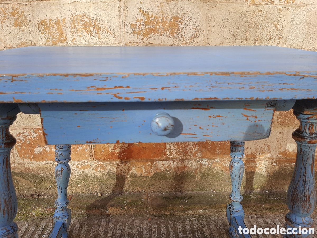 Antig&uuml;edades: Mesa antigua auxiliar - Foto 5