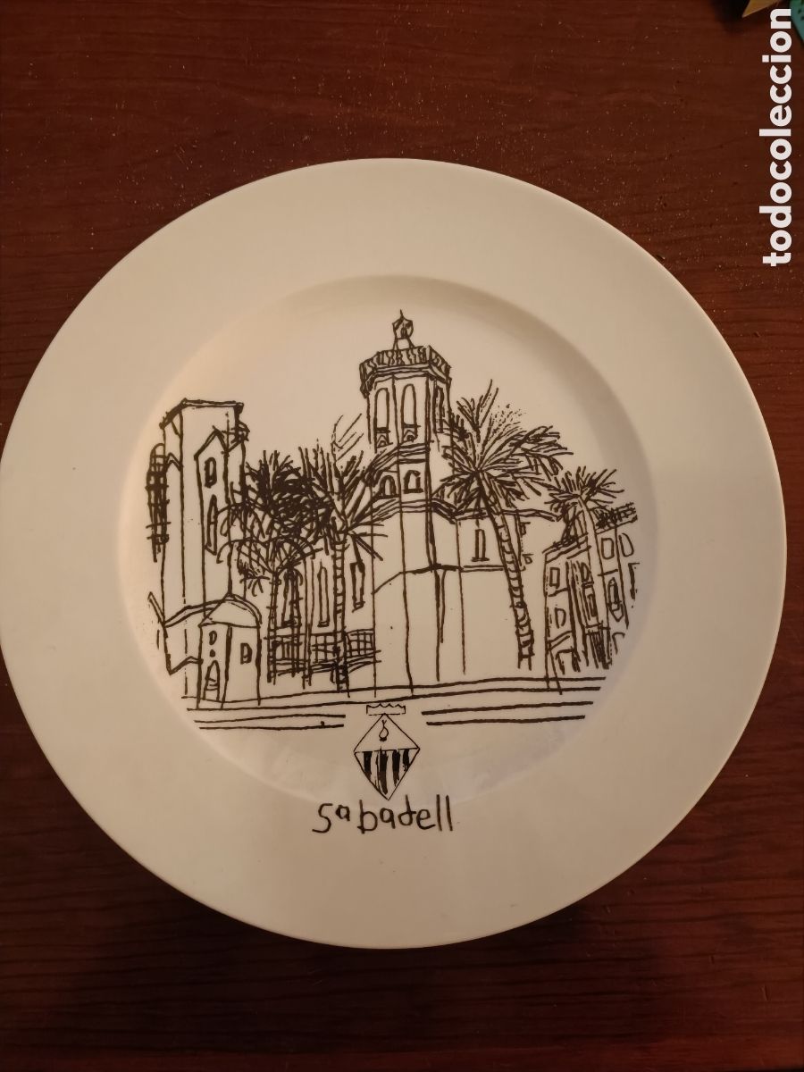 Antig&uuml;edades: Plat&oacute; cer&agrave;mica 32 cm - Foto 1