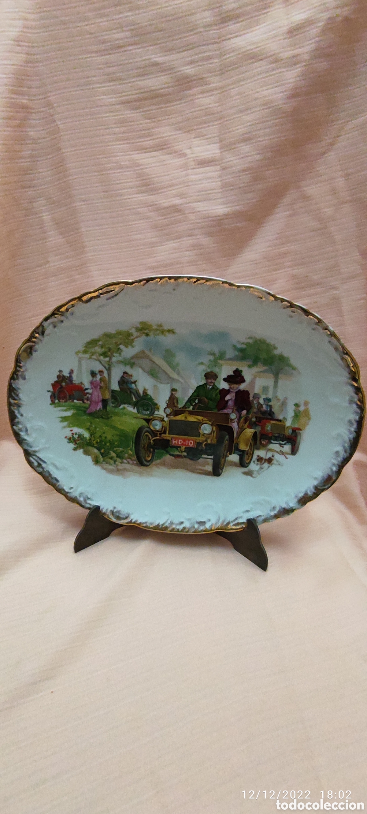 Antig&uuml;edades: Bandeja porcelana - Foto 2