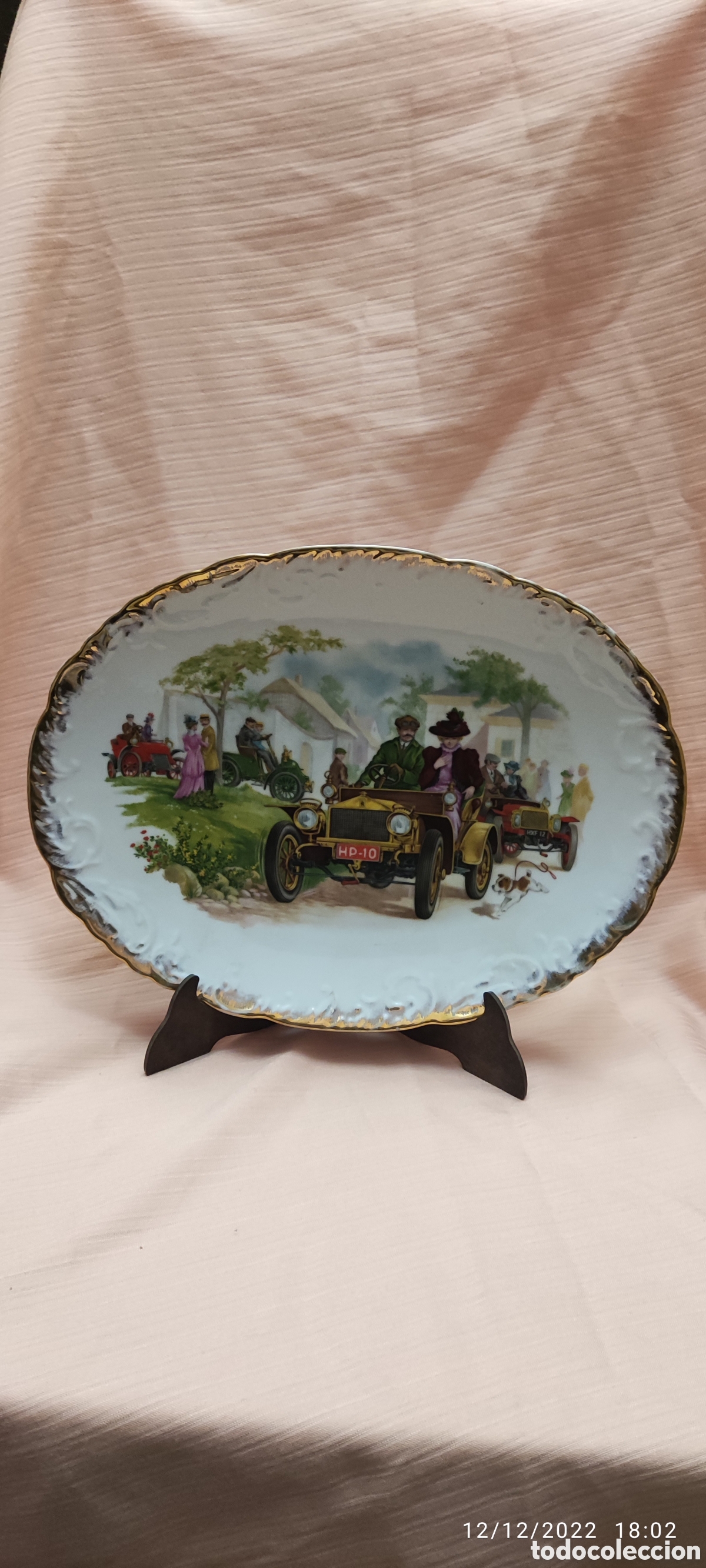 Antig&uuml;edades: Bandeja porcelana - Foto 1