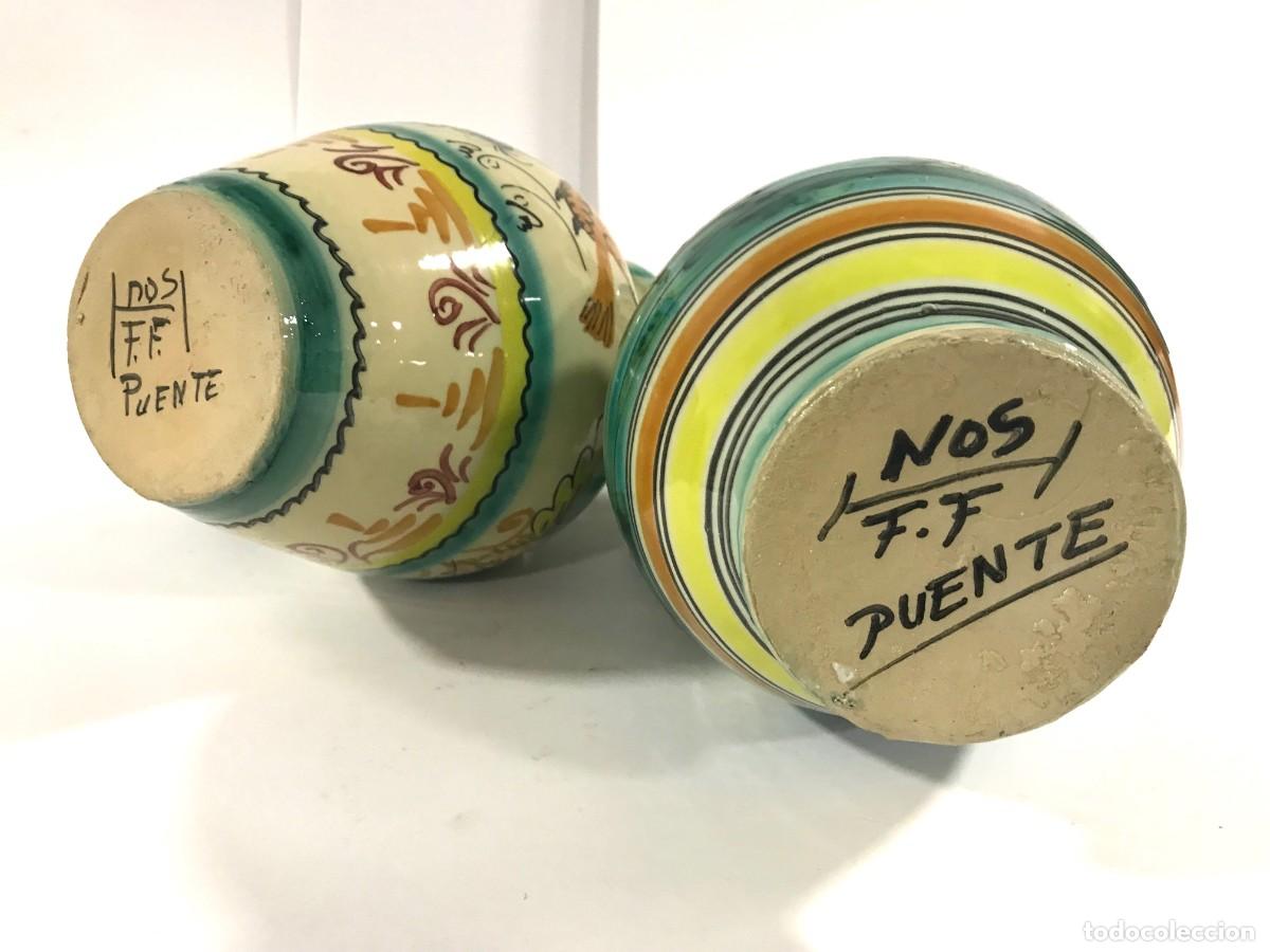 Antig&uuml;edades: Jarrones de Cer&aacute;mica de Talavera - Foto 2