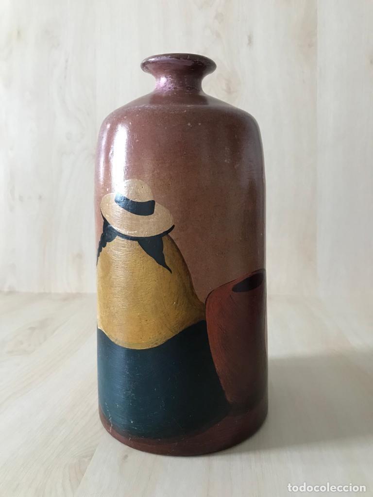 Antig&uuml;edades: Botella Cer&aacute;mica Peru - Pintada a mano - Foto 2