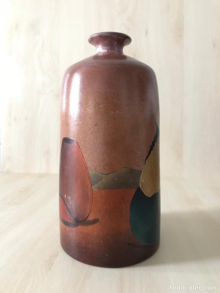 Antig&uuml;edades: Botella Cer&aacute;mica Peru - Pintada a mano - Foto 3