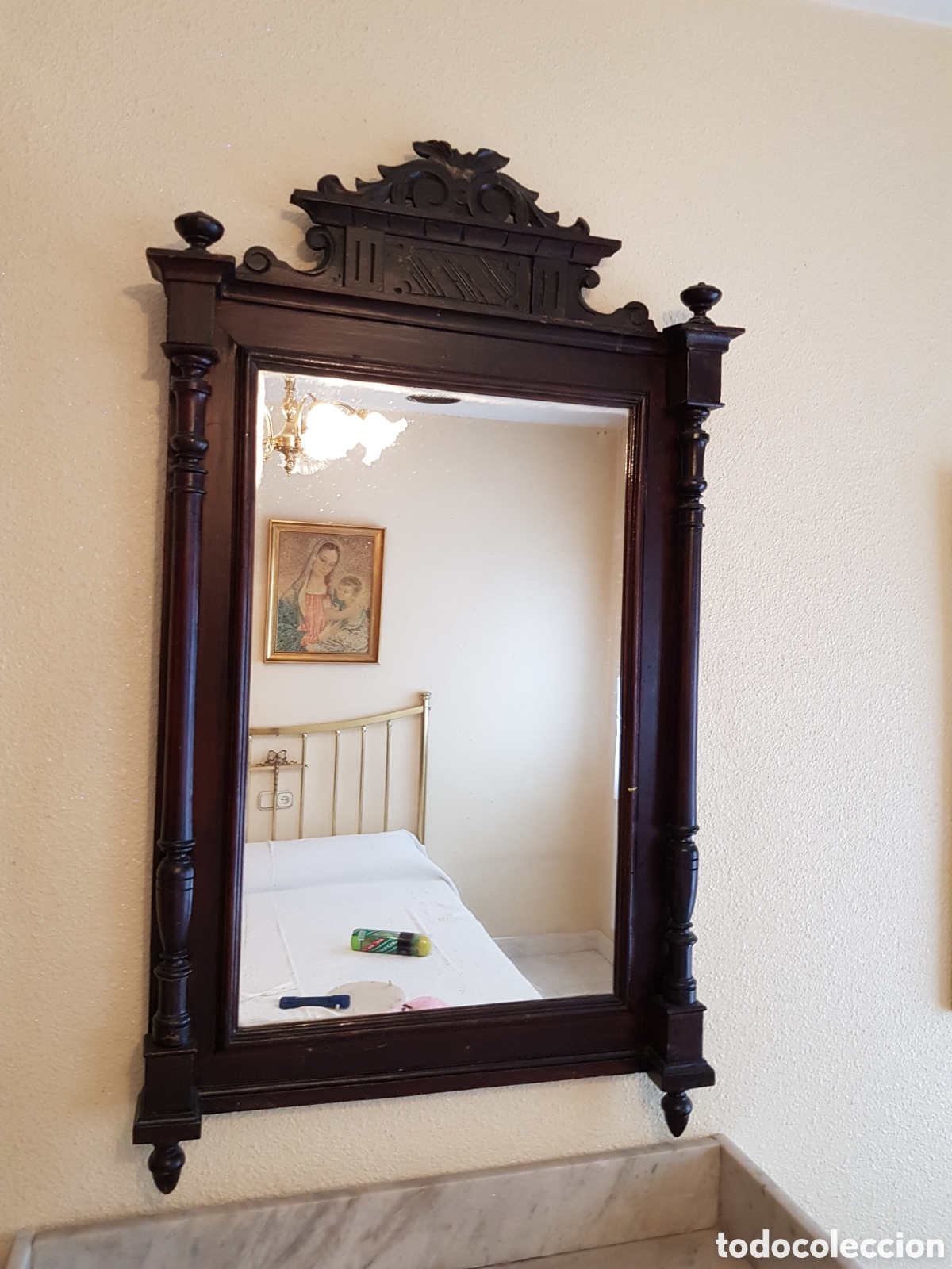 Antig&uuml;edades: Antiguo espejo - Foto 1