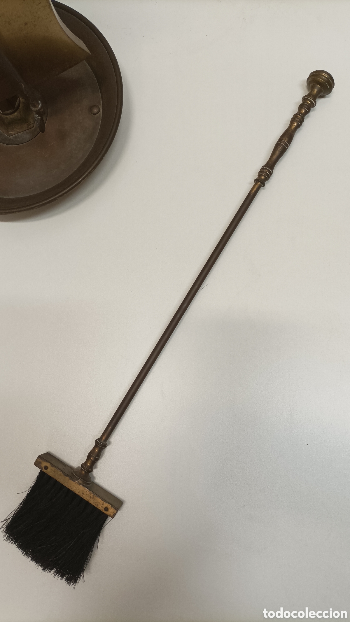 Antig&uuml;edades: Juego de chimenea bronce - Foto 7