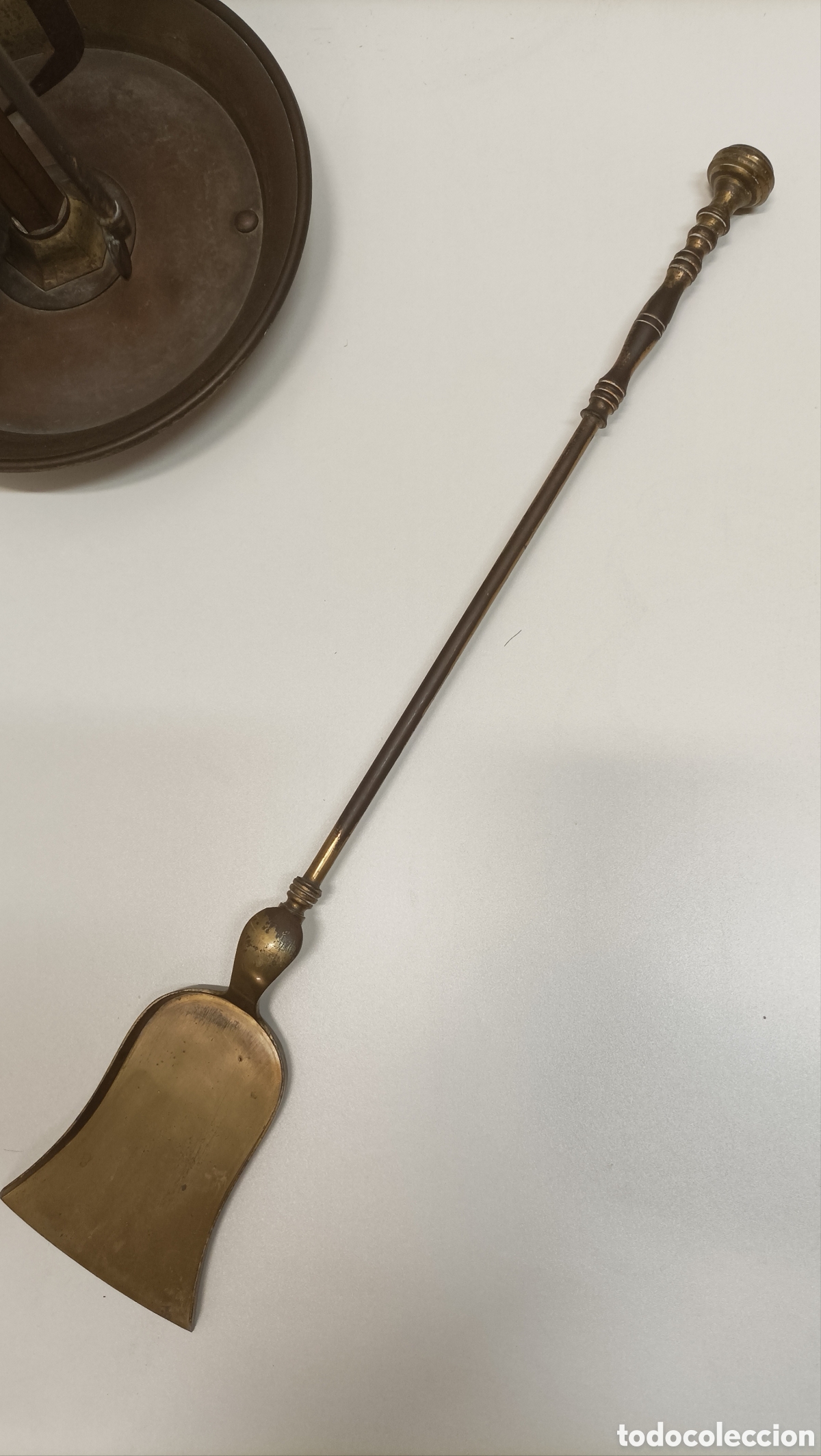 Antig&uuml;edades: Juego de chimenea bronce - Foto 8