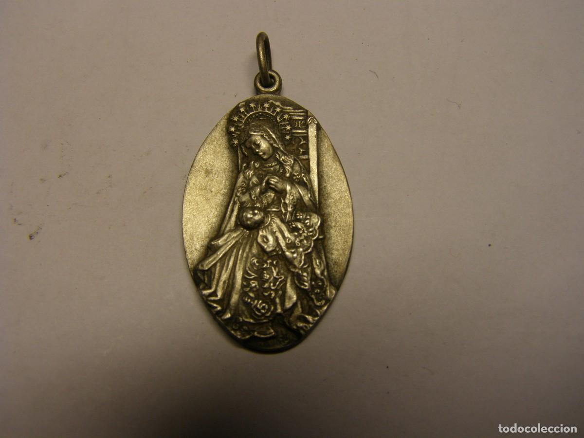 Antig&uuml;edades: Medalla antigua de la Virgen. - Foto 1