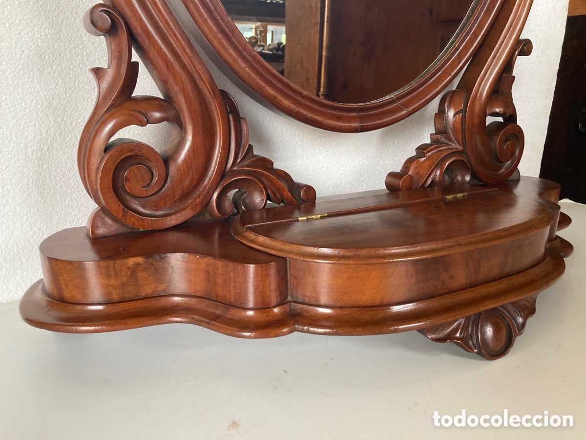 Antig&uuml;edades: Tocador restaurado caoba - Foto 6