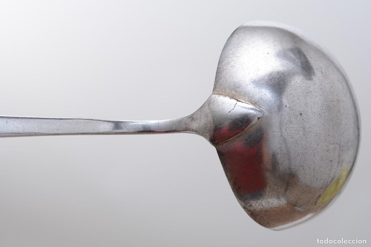 Antig&uuml;edades: Cuchar&oacute;n vintage de metal plateado - Foto 14