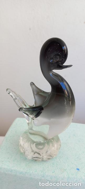 Antig&uuml;edades: FIGURA DE PATO DE CRISTAL DE MURANO. - Foto 3