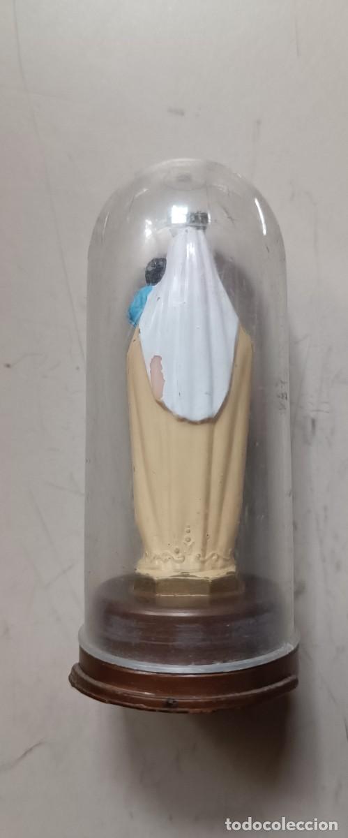 Antig&uuml;edades: Peque&ntilde;o fanal con Virgen - Foto 2
