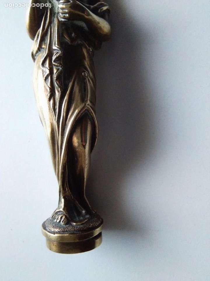 Antig&uuml;edades: FIGURA MUJER O DIOSA BRONCE - Foto 6