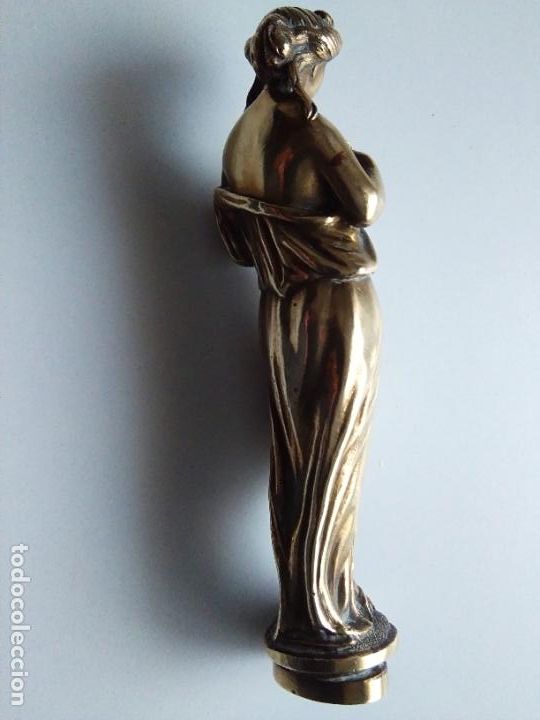 Antig&uuml;edades: FIGURA MUJER O DIOSA BRONCE - Foto 8