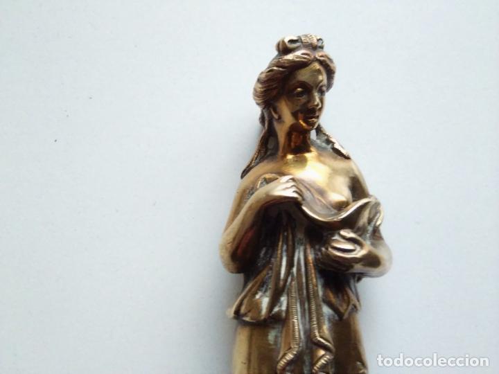 Antig&uuml;edades: FIGURA MUJER O DIOSA BRONCE - Foto 10