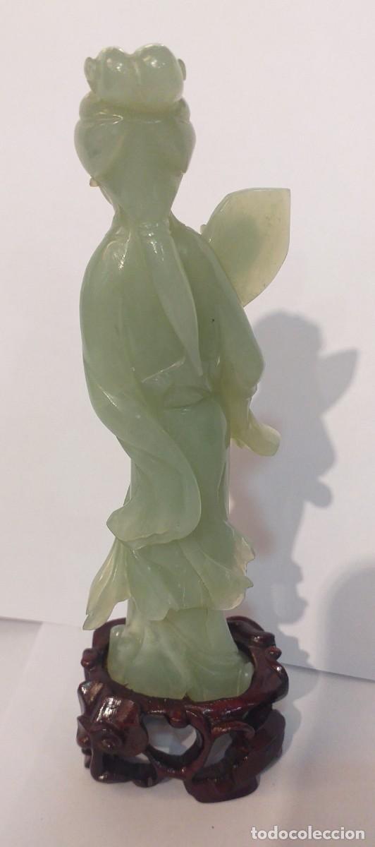 Antig&uuml;edades: Figura china de jade - Foto 2