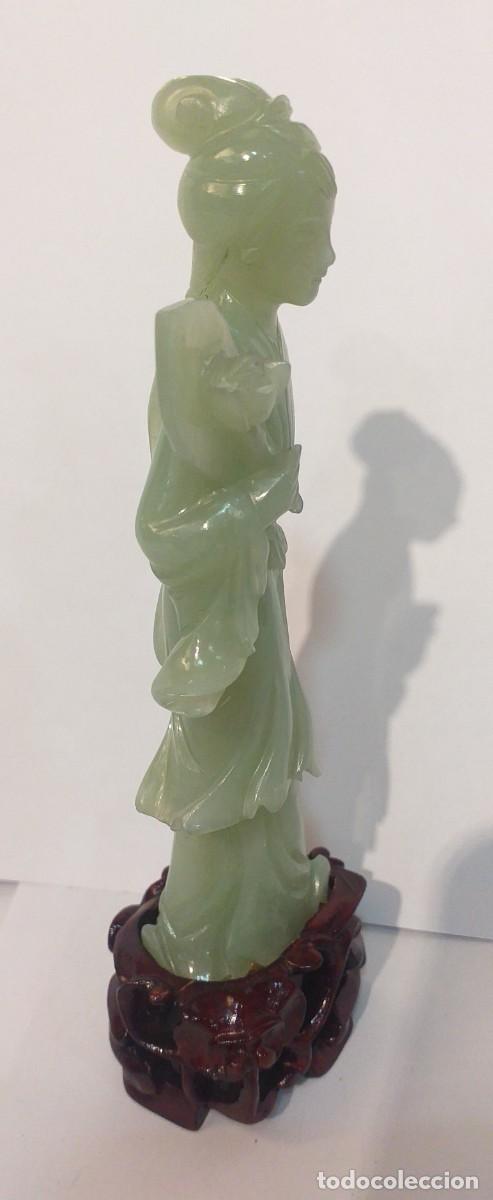 Antig&uuml;edades: Figura china de jade - Foto 3