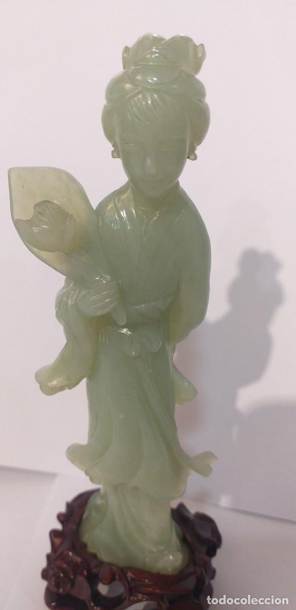 Antig&uuml;edades: Figura china de jade - Foto 4