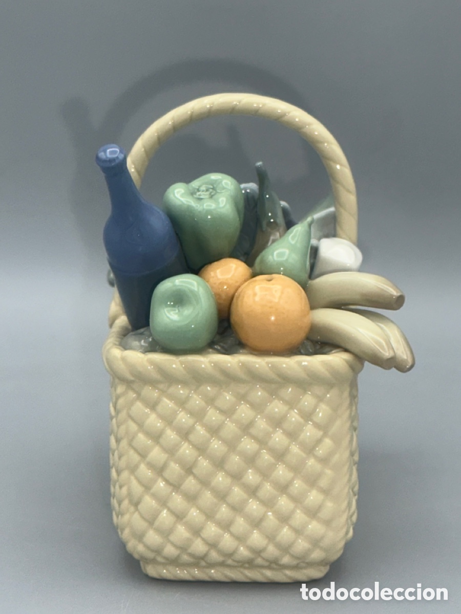Antig&uuml;edades: REF: 01007510 &ldquo;CESTA DE FRUTAS&rdquo; LLADR&Oacute; - Foto 5