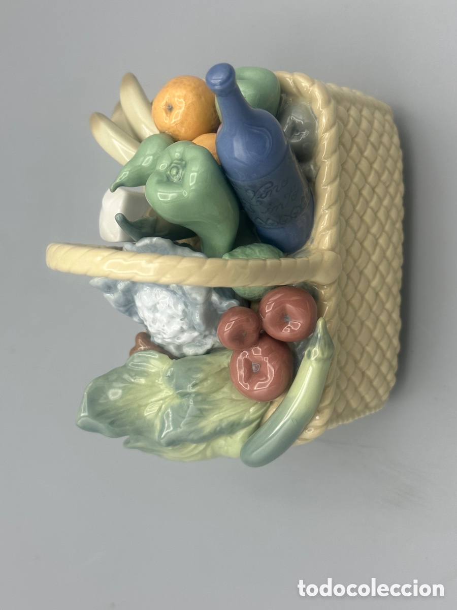 Antig&uuml;edades: REF: 01007510 &ldquo;CESTA DE FRUTAS&rdquo; LLADR&Oacute; - Foto 6