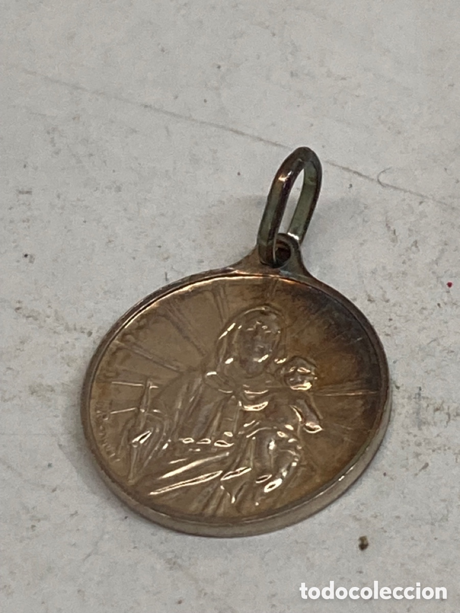 Antig&uuml;edades: Medalla de plata religiosa - Foto 1