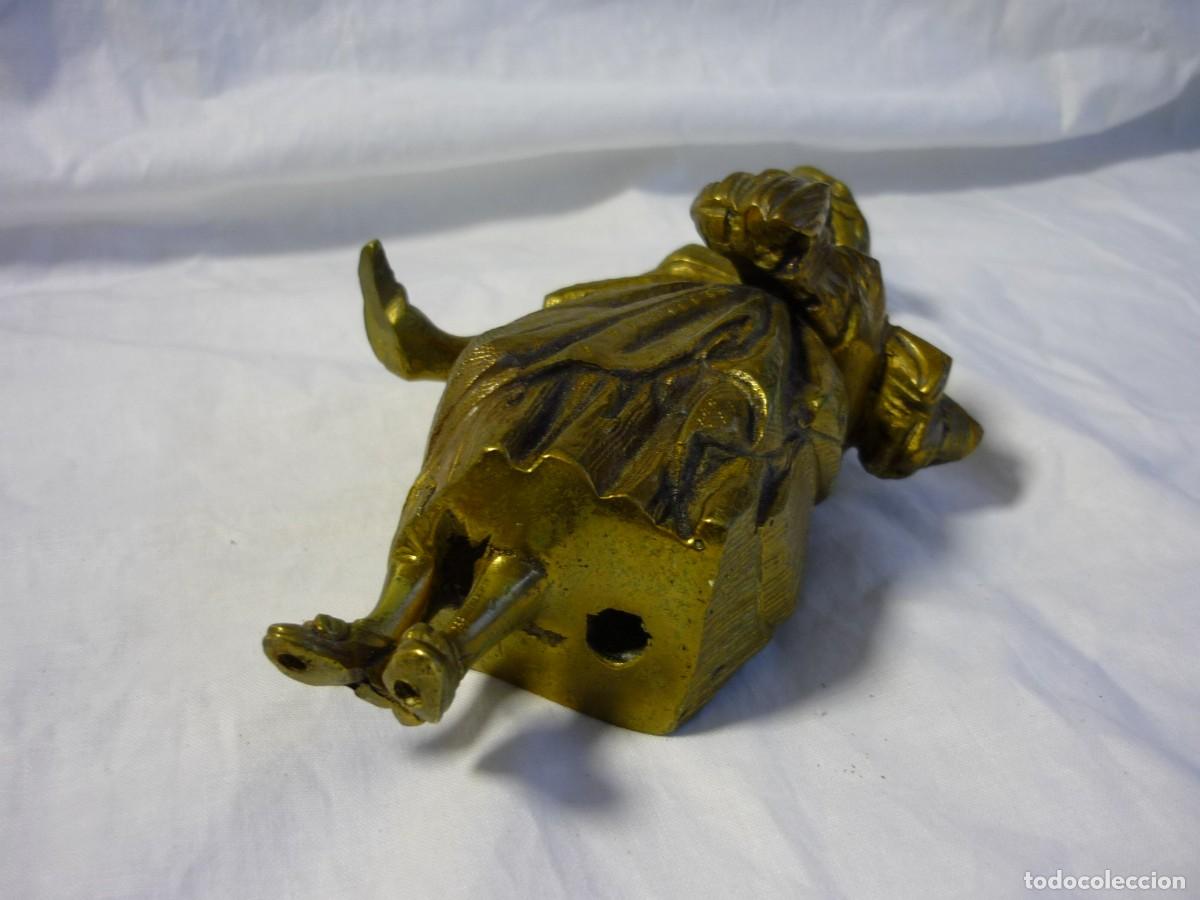 Antig&uuml;edades: Figura de bronce mujer con espigas, espigadora - Foto 8