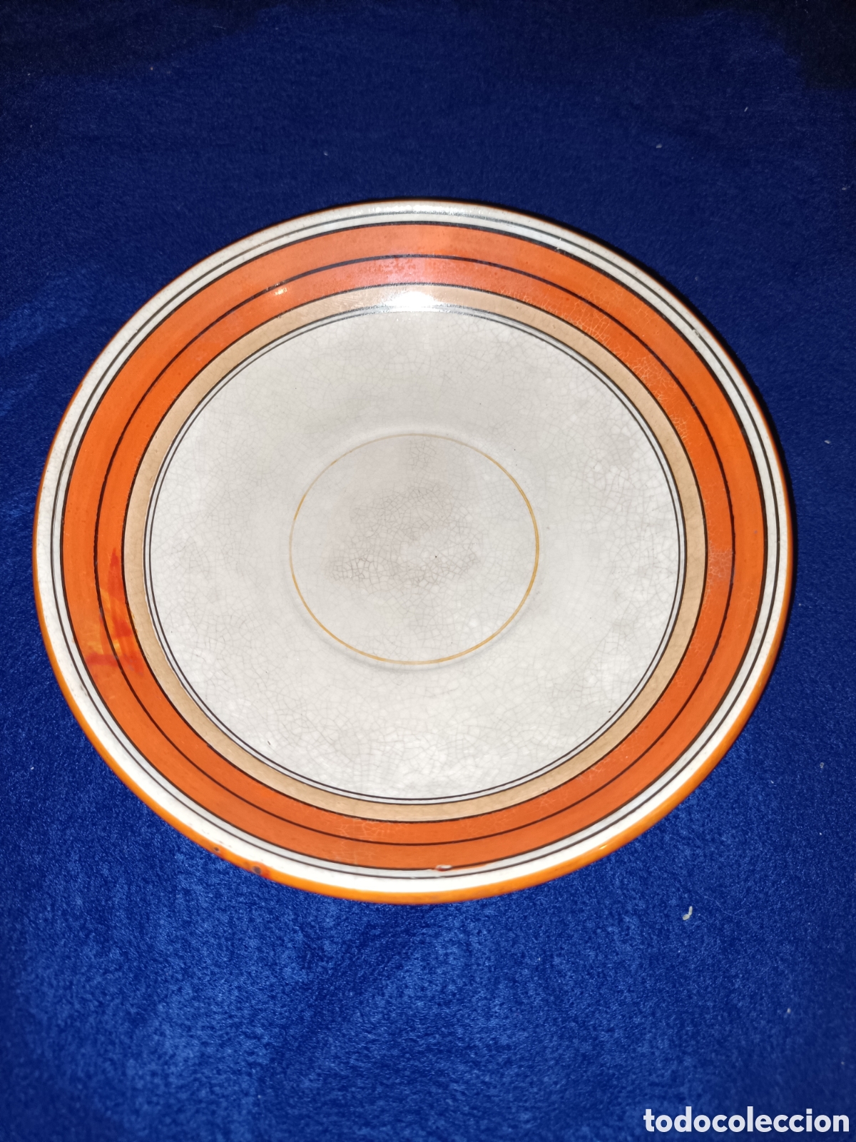 Antig&uuml;edades: Platillo Sarreguemines. 13 cms &empty; - Foto 2