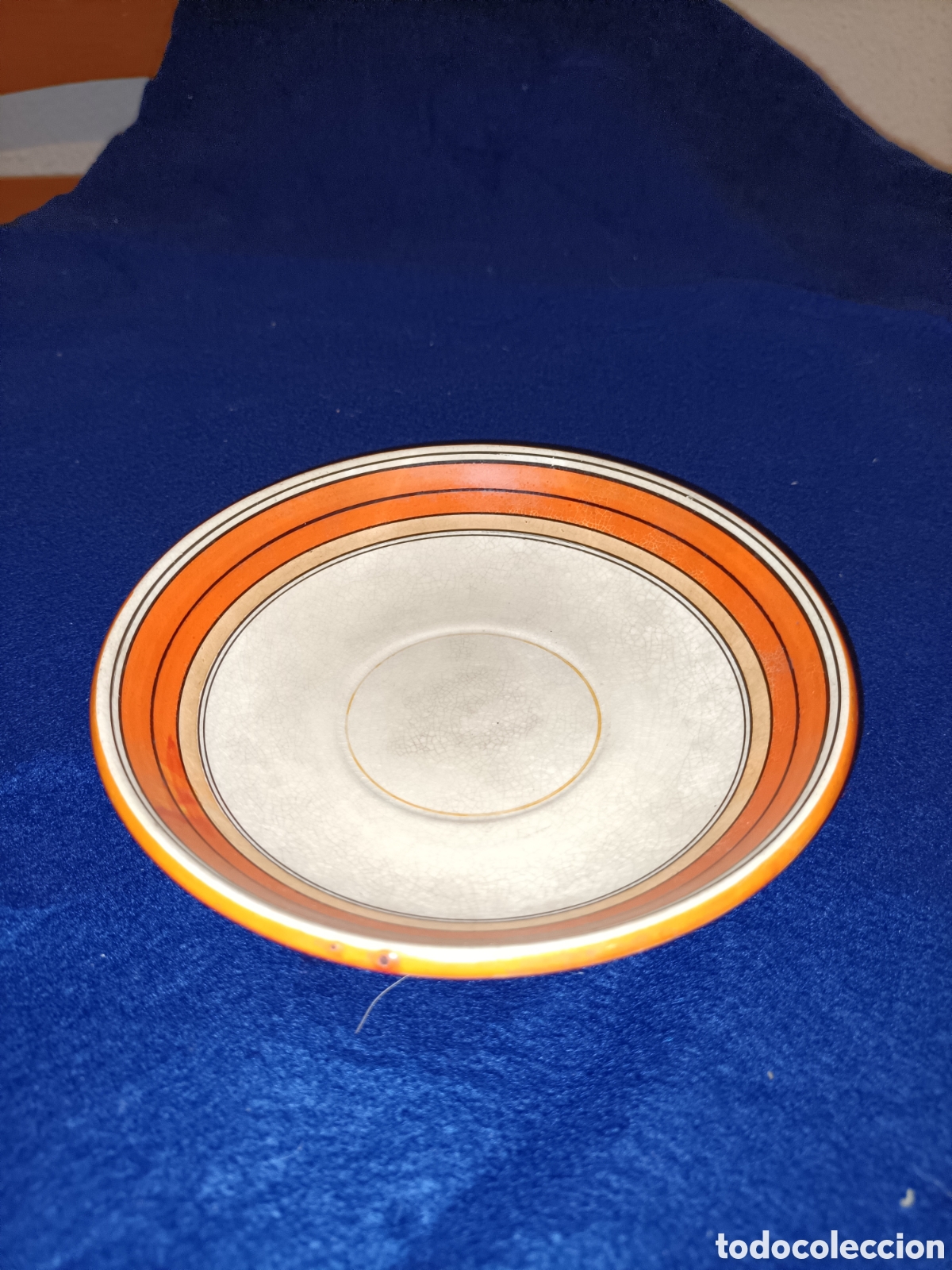 Antig&uuml;edades: Platillo Sarreguemines. 13 cms &empty; - Foto 1
