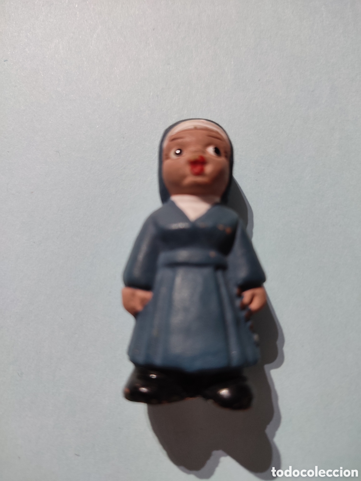 Antig&uuml;edades: Figura alborox.monja - Foto 1