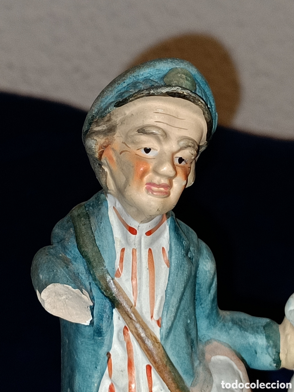 Antig&uuml;edades: Bonito biscuit. Defectuoso. 17 cms - Foto 2