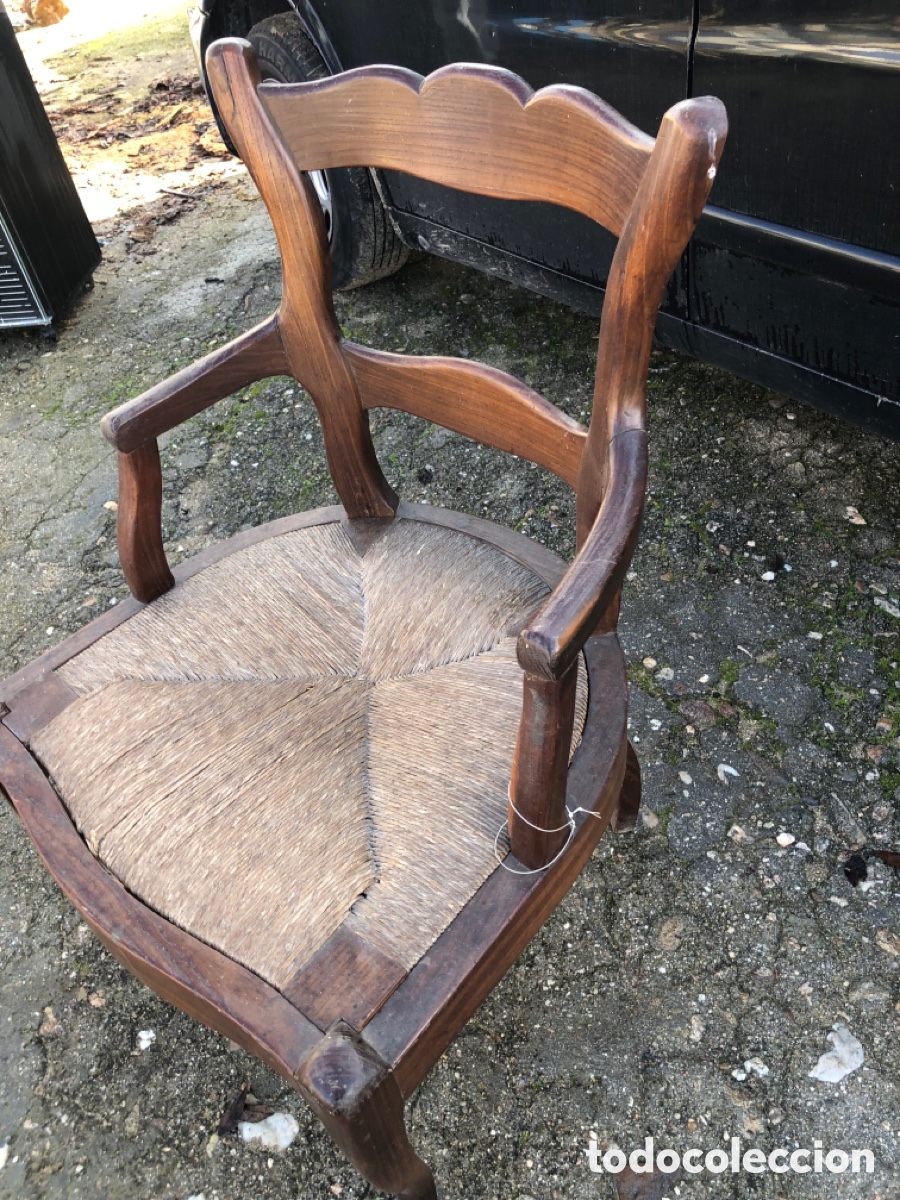 Antig&uuml;edades: Sillon en madera de roble - Foto 2